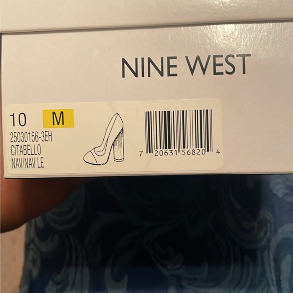 Nine West Citabello Navy Heels